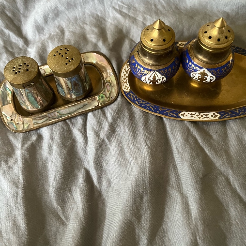 Vintage salt and pepper shakers